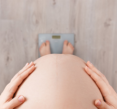 el aumento de peso durante el embarazo